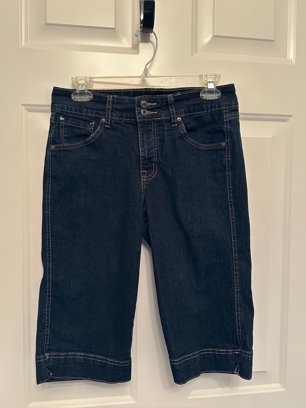 Women's Dark Wash Denim Bermuda Shorts Size 6